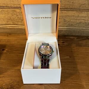 Vernier Women’s Rainbow Bracelet Watch NIB Fashion Style